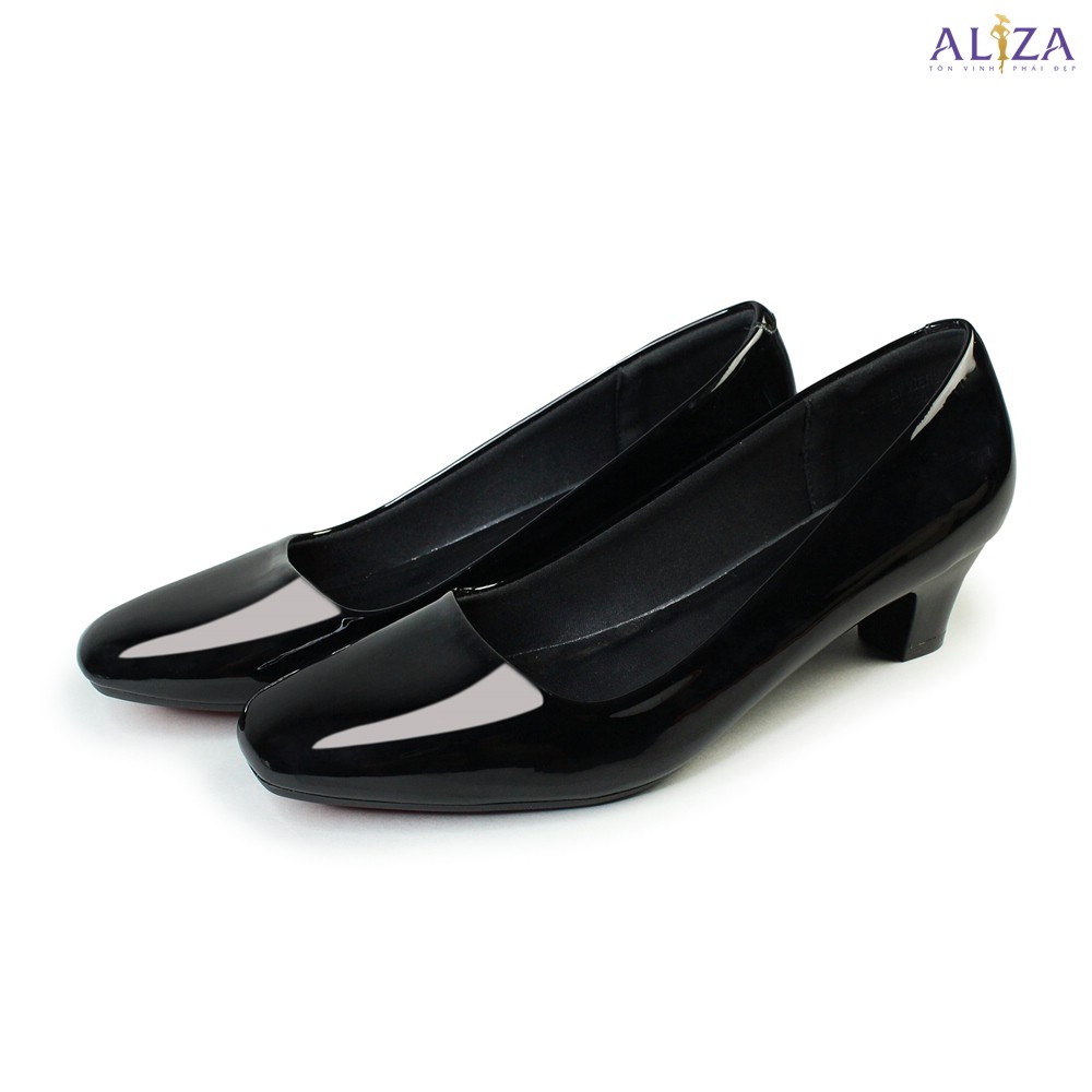 Giày công sở mũi vuông cao 3cm - Aliza 004
