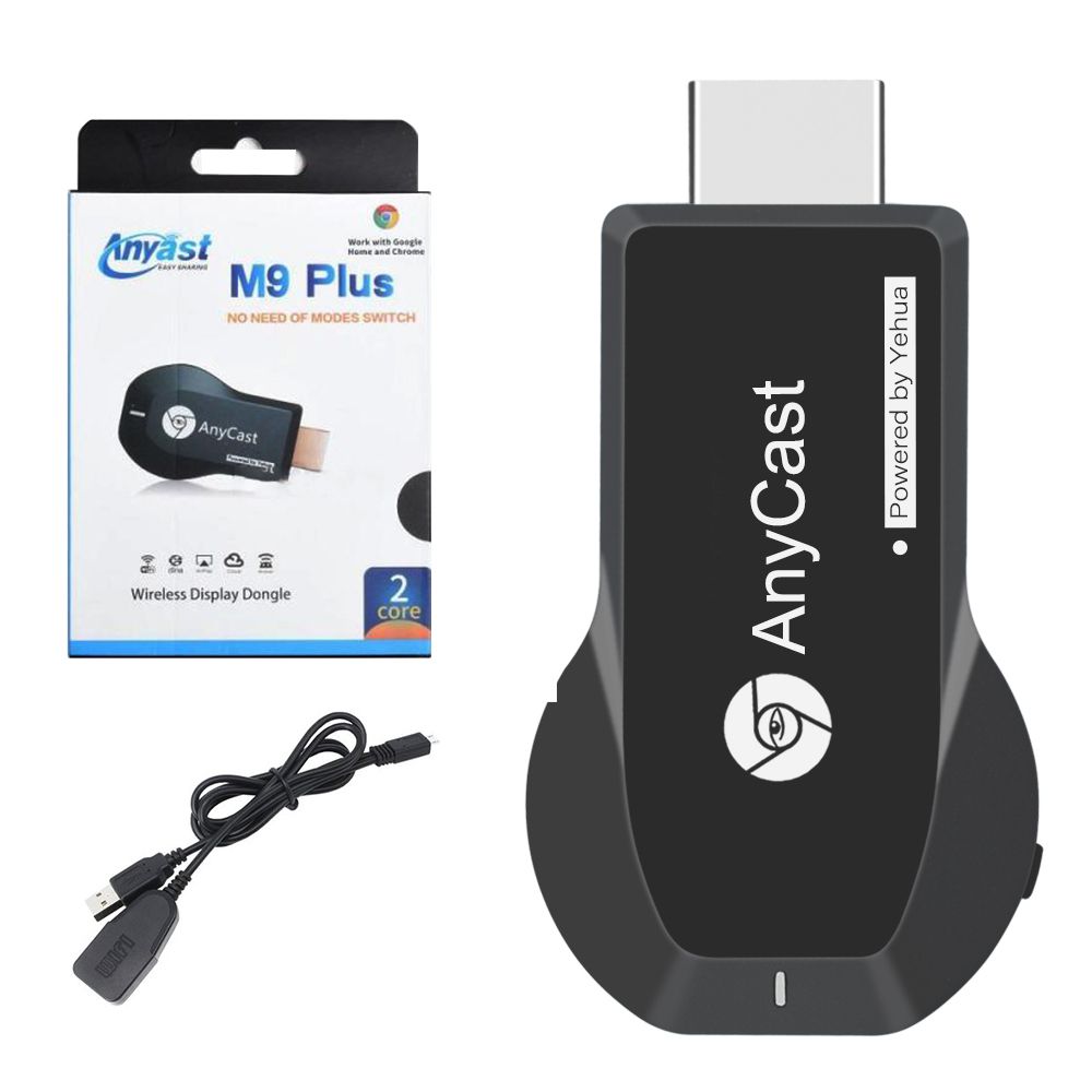 [HCM]HDMI ANYCAST M9 PLUS _ HDMI Không Dây AnyCast M9 Plus Tốc Độ Siêu Nhanh - Hỗ Trợ 1080P