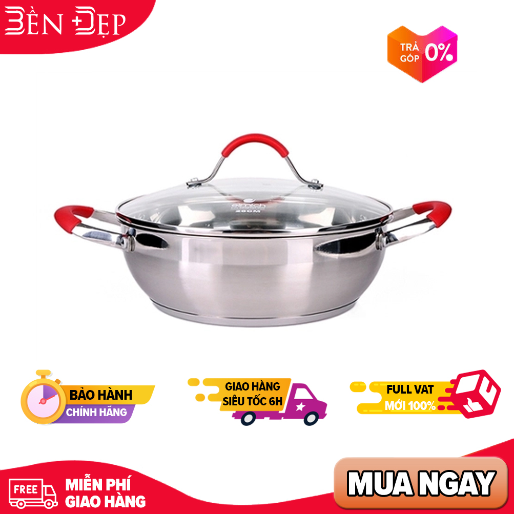 Nồi lẩu inox elmich 304 đáy từ 28cm 2355789
