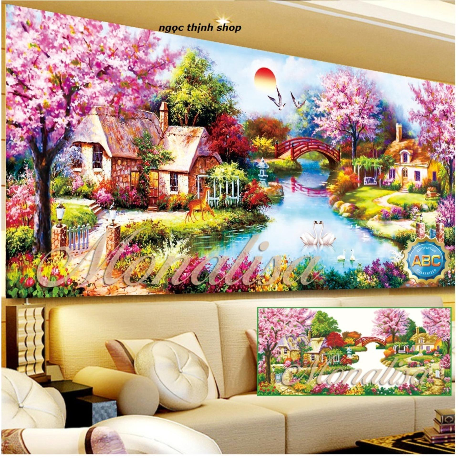 Tranh đính Đá Phong Cảnh Y8006