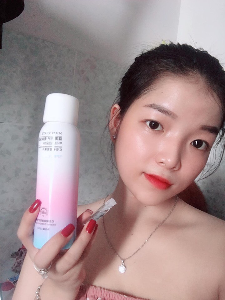 [HCM]Xịt chống nắng bật tông da MayCreate