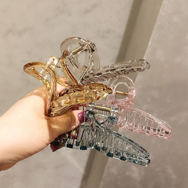 KOREMI Kẹp Tóc Càng Cua Hairpin Limpid Y
