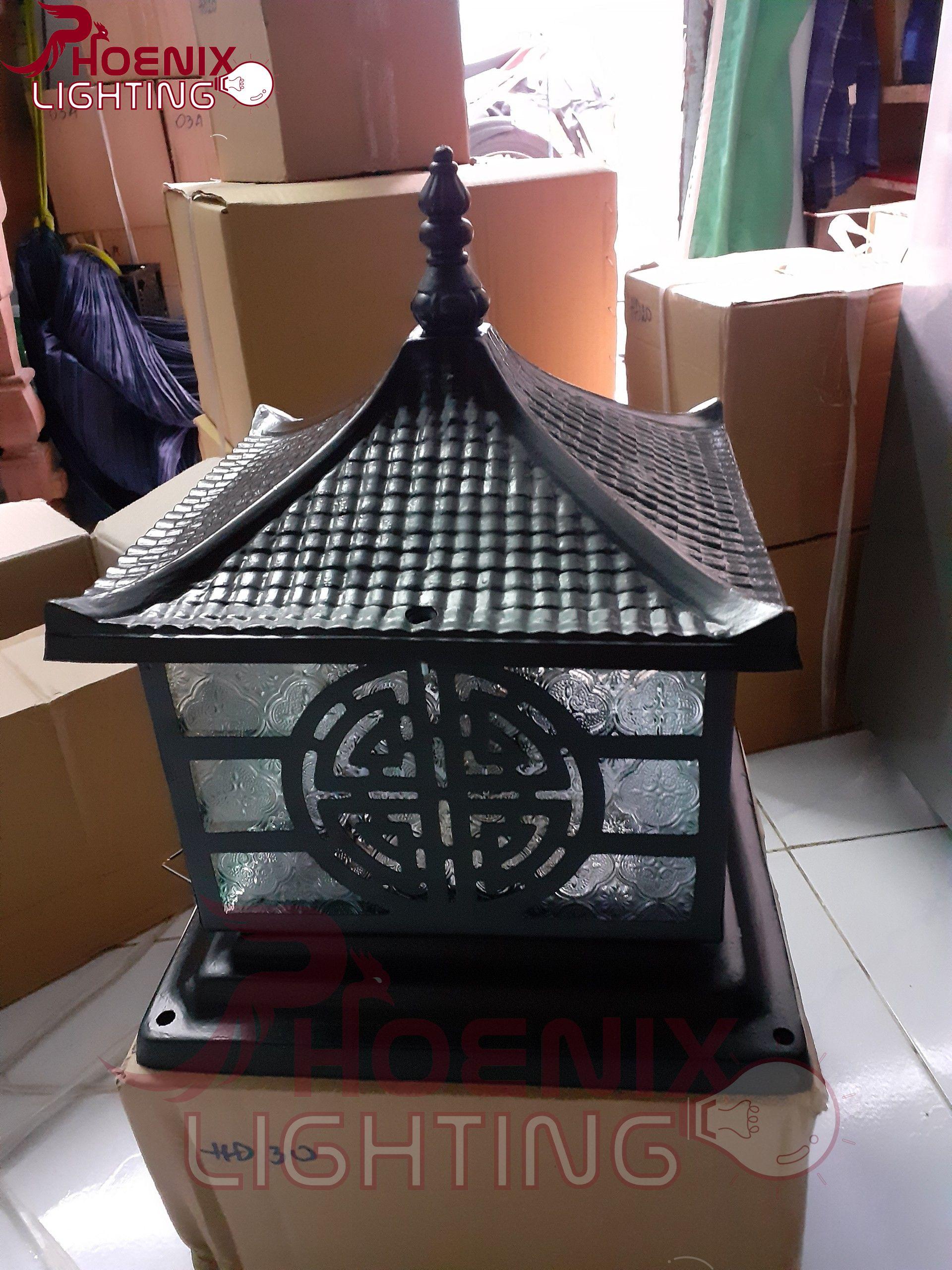 Đèn trụ cổng Nhôm Đúc D250 PH6052
