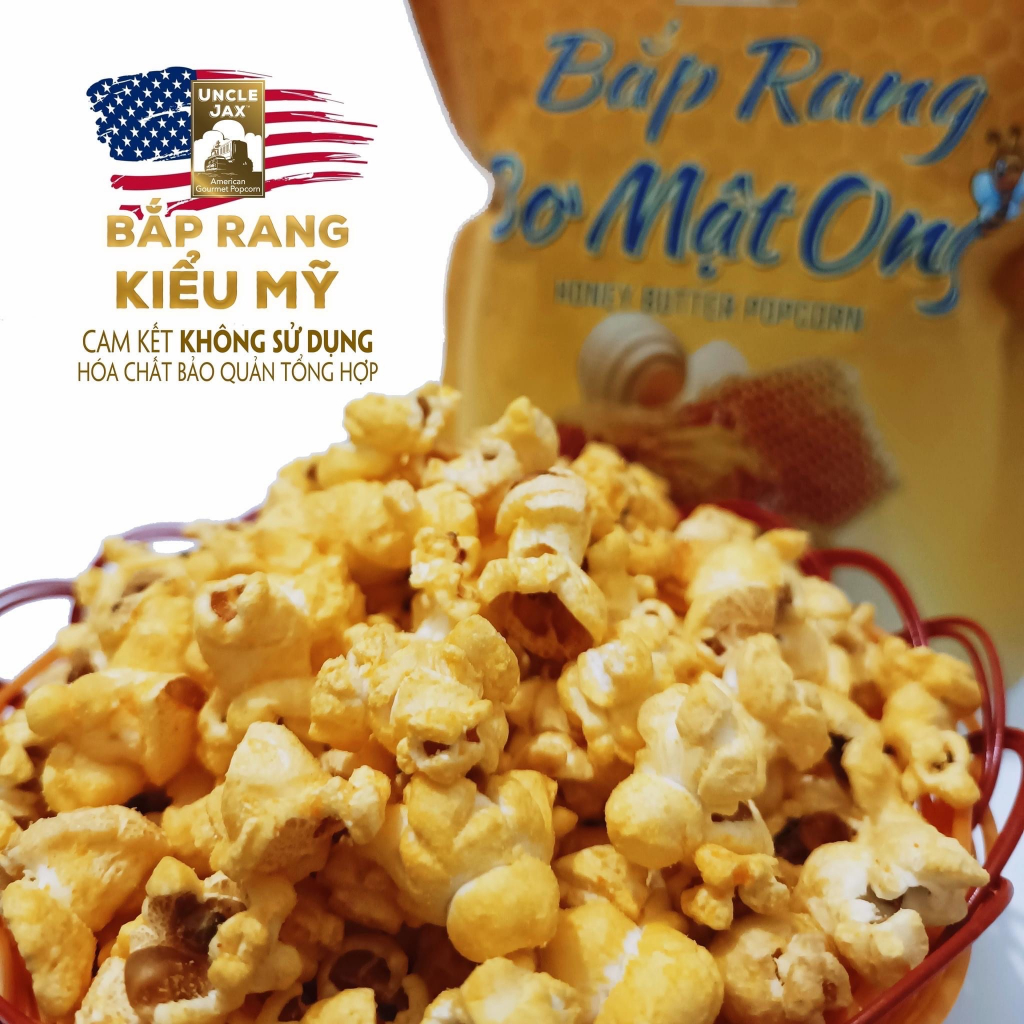 Bắp Rang Bơ Uncle Jax Đủ Các Vị
