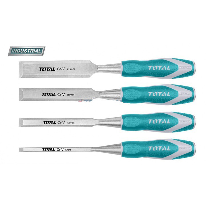 Total - tht41k0401 bộ mũi đục gỗ 4 chi tiết