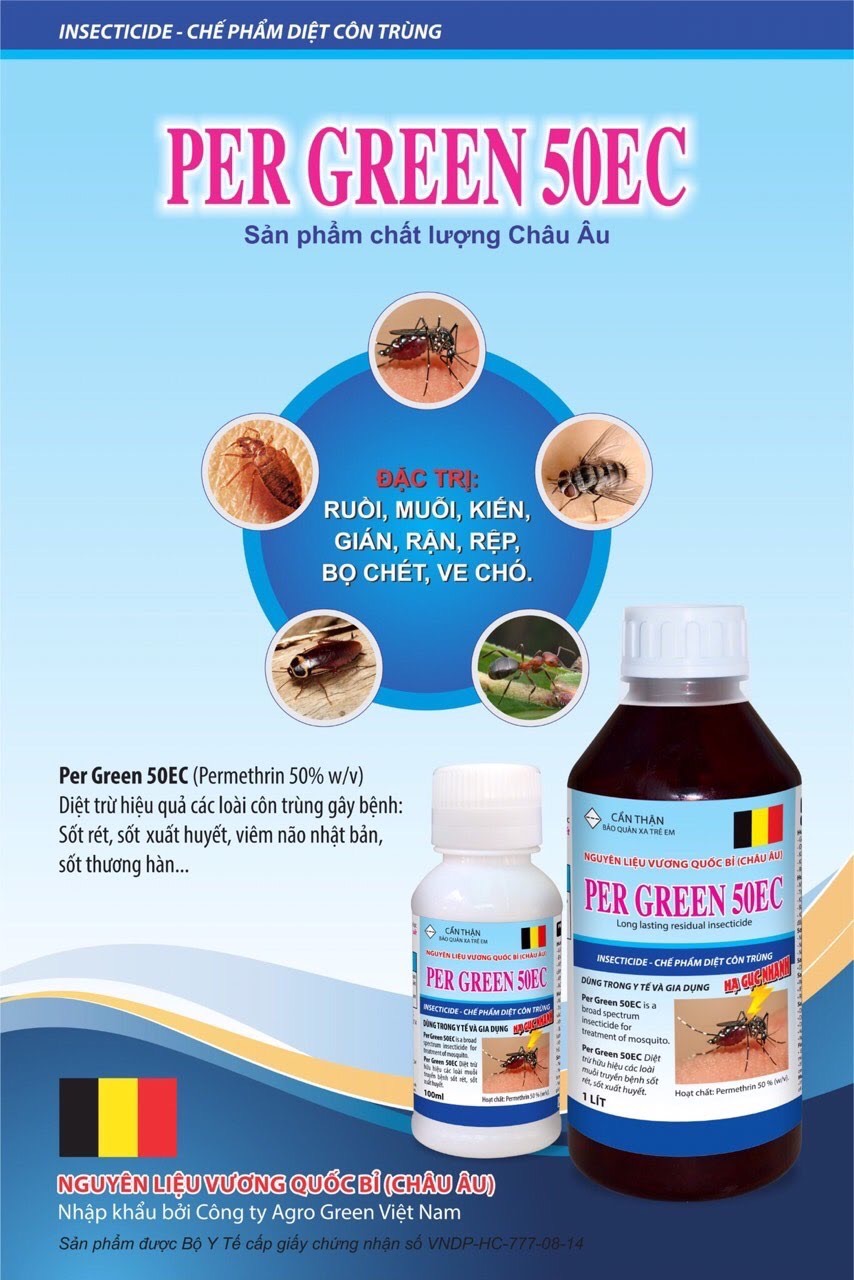 Thuốc diệt muỗi Per Green 50EC (chai 100ml)
