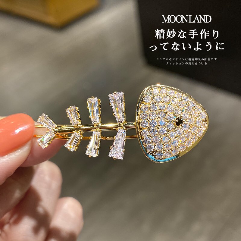 Kẹp xương cá đính pha lê thiết kế phong cách Hàn quốc - Rẻ sập sàn Lazada - Mẫu HOT Cài tóc, băng đô, bờm tóc nữ Hàn quốc giá rẻ