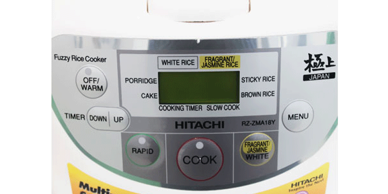 [HCM]NỒI CƠM CÀI HITACHI RZ-PMA18Y(1.8 LÍT- ĐiỆN TỬ)