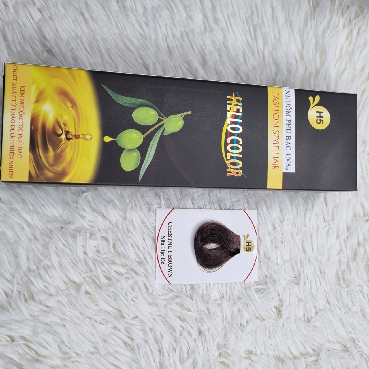 NHUỘM TÓC PHỦ BẠC OLIVE