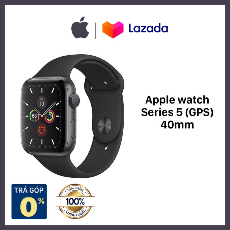 [FREESHIP - TRẢ GÓP 0% - HÀNG CHÍNH HÃNG VN/A] Đồng hồ thông minh Apple Watch Series 5 40mm GPS l MWV62VN/A - MWV82VN/A
