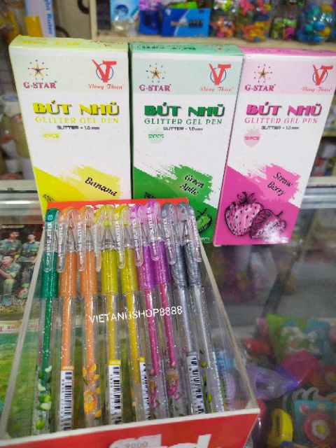 [HCM]Bút Nhũ Trái Cây Chaoyue Glitter