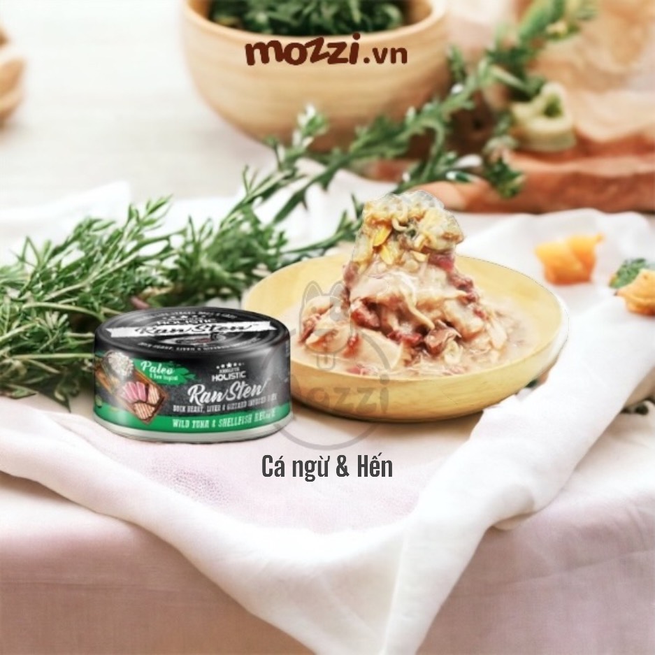Pate cho chó mèo RawStew Absolute Holistic Lon 80gr