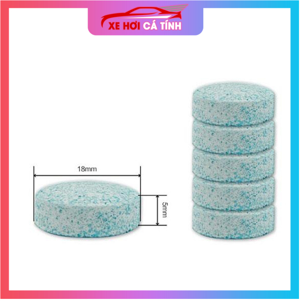 Viên sủi pha nước rửa kính xe ô tô bán sỉ dạng viên nén đóng túi