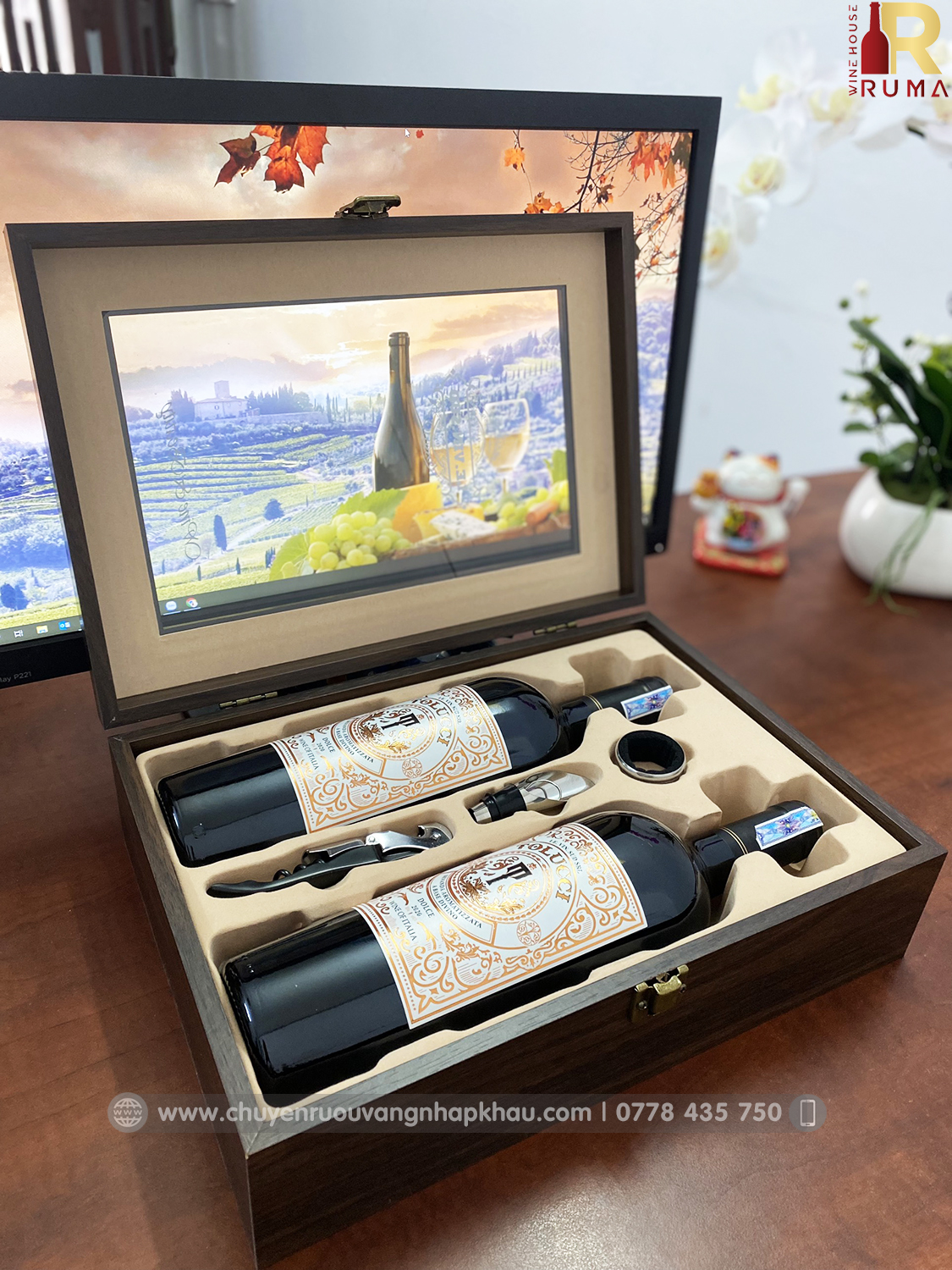 Vang Ý Tolucci Semi  Dolce (vang ngọt)