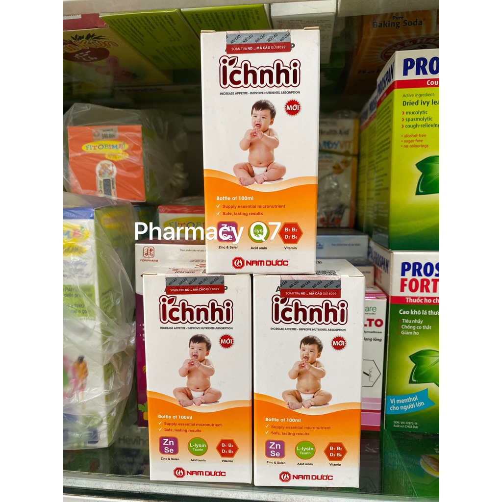 Siro ăn ngon ích nhi CHAI 100ML