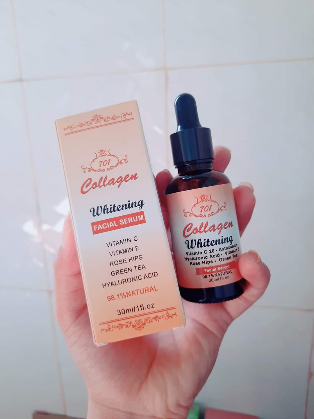 Serum collagen plus vit e dưỡng trắng