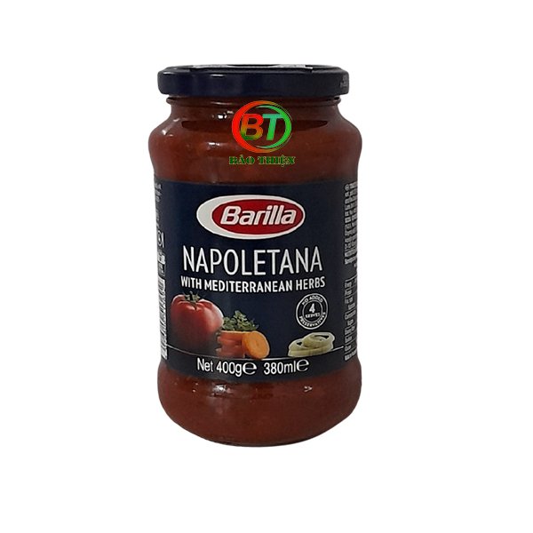 Sốt Barilla (Sốt mì Ý) loại lọ 400g - nhiều vị