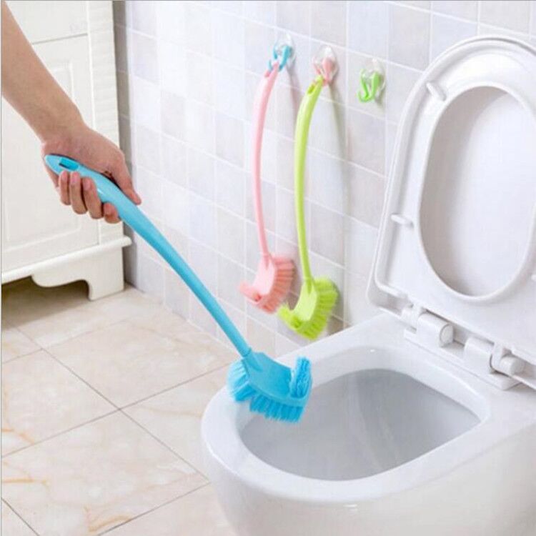 Bàn chải chà bồn cầu 2 đầu đa năng