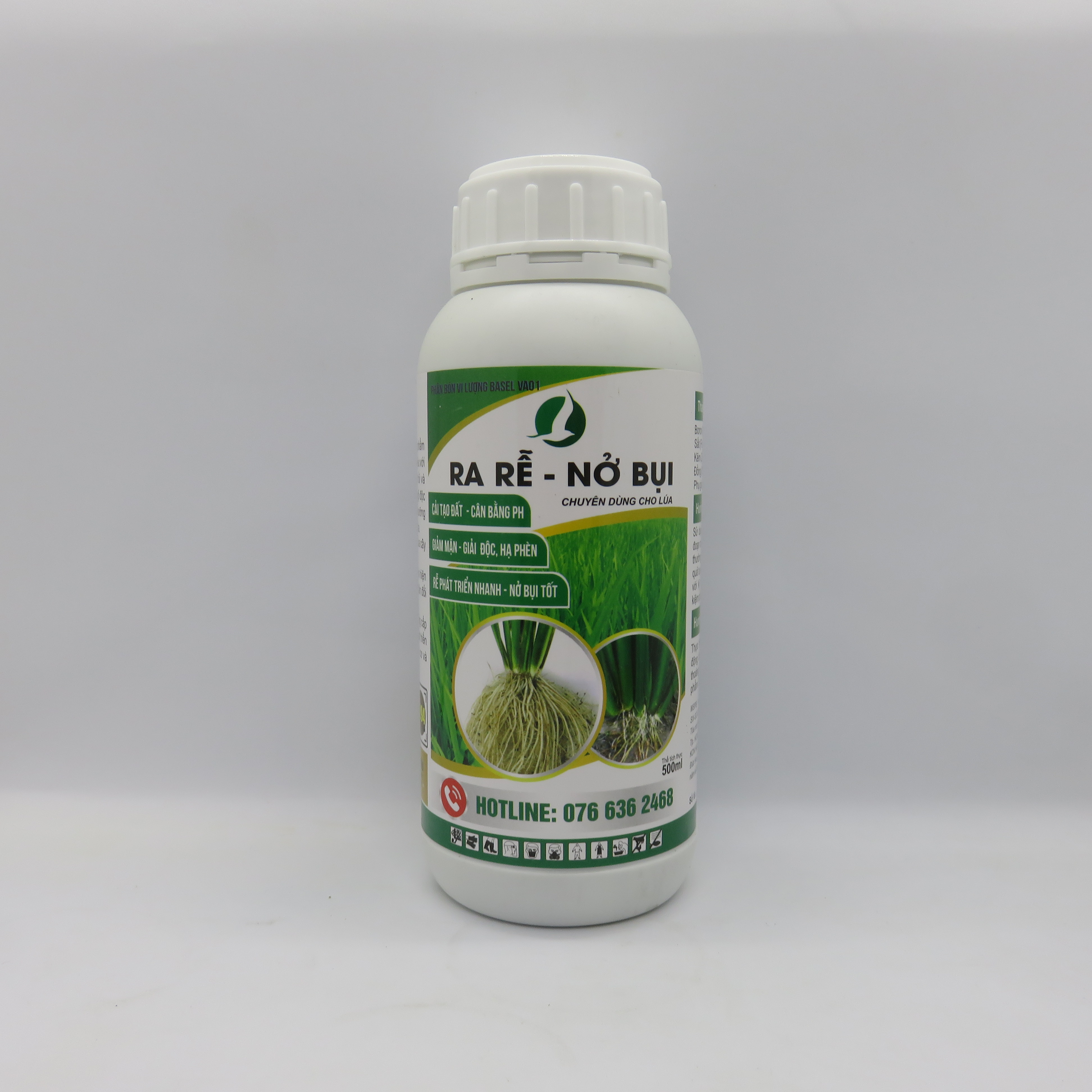 PHÂN BÓN RA RỄ NỞ BỤI CHUYÊN DÀNH CHO CÂY LÚA 500ML