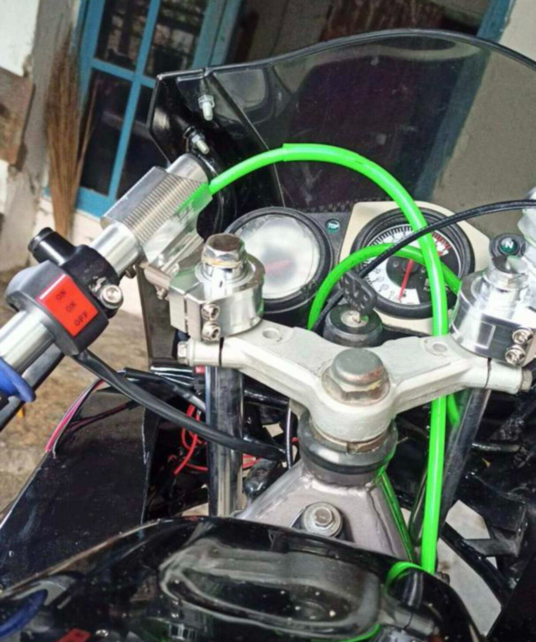 Motorcycle Steering wheel switch light on-off Hazard switch Gaiton