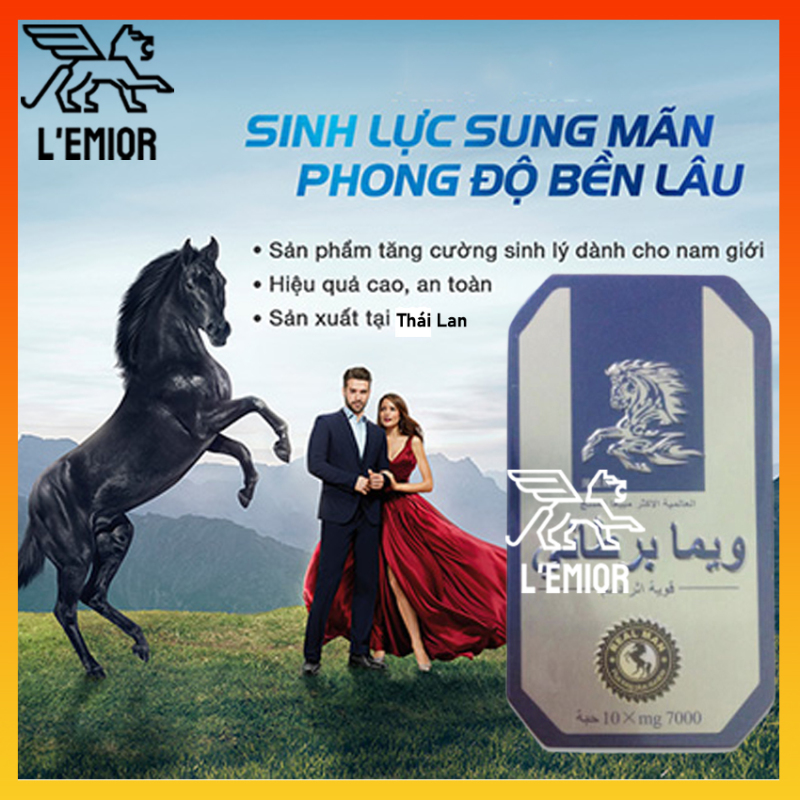 LEMIOR - Sâm Thái Hộp 10 Viên, Sinh Lực Sung Mãn, Phong Độ Bền Lâu, Nhanh Mạnh, Bền Bỉ nhập khẩu