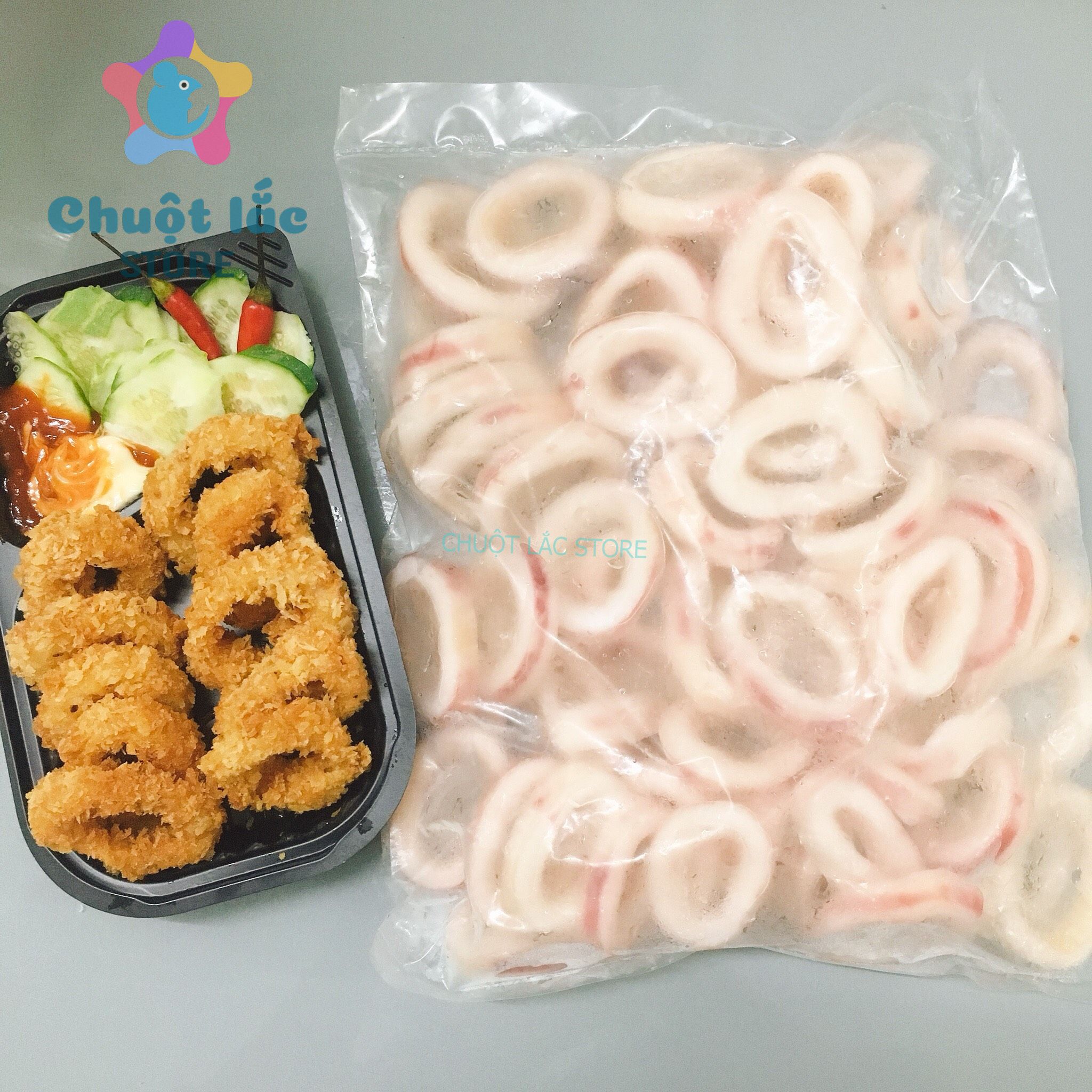 Mực vòng 1kg giao hỏa tốc TPHCM