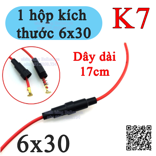 Cầu chì thủy tinh 6x30mm 0.5A/1A/2A/3A/4A/5A/6A/7A/8A/10A/15A/20A/25A/30A