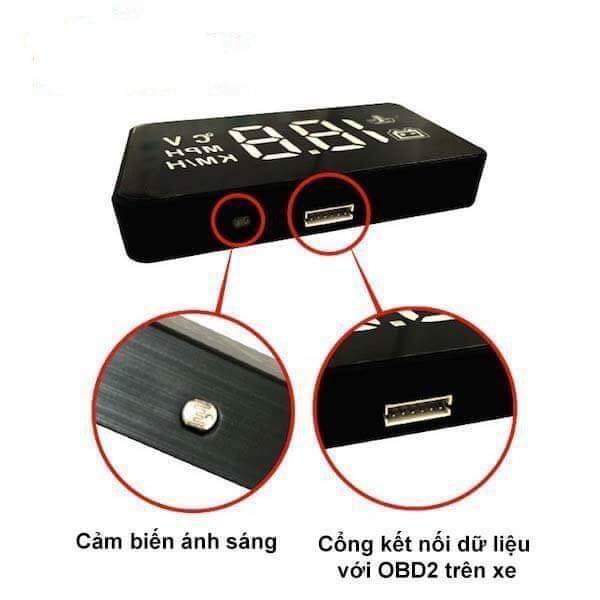 Hiển thị tốc độ trên kính lái – HUD A100