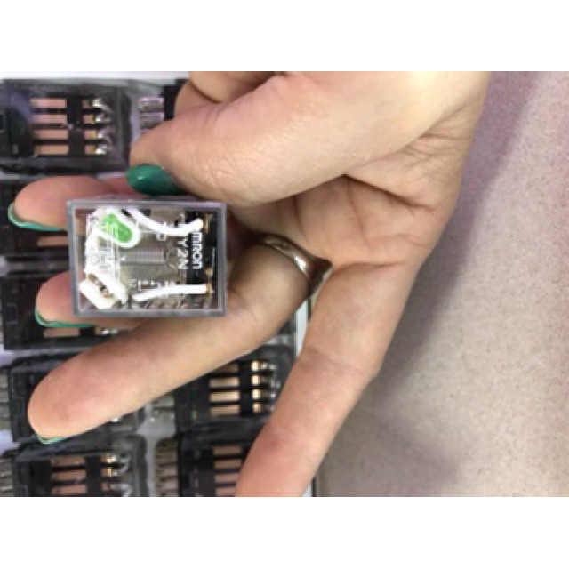 HOT-Rơ le 8 chân nhỏ Omrom 10A 250VAC