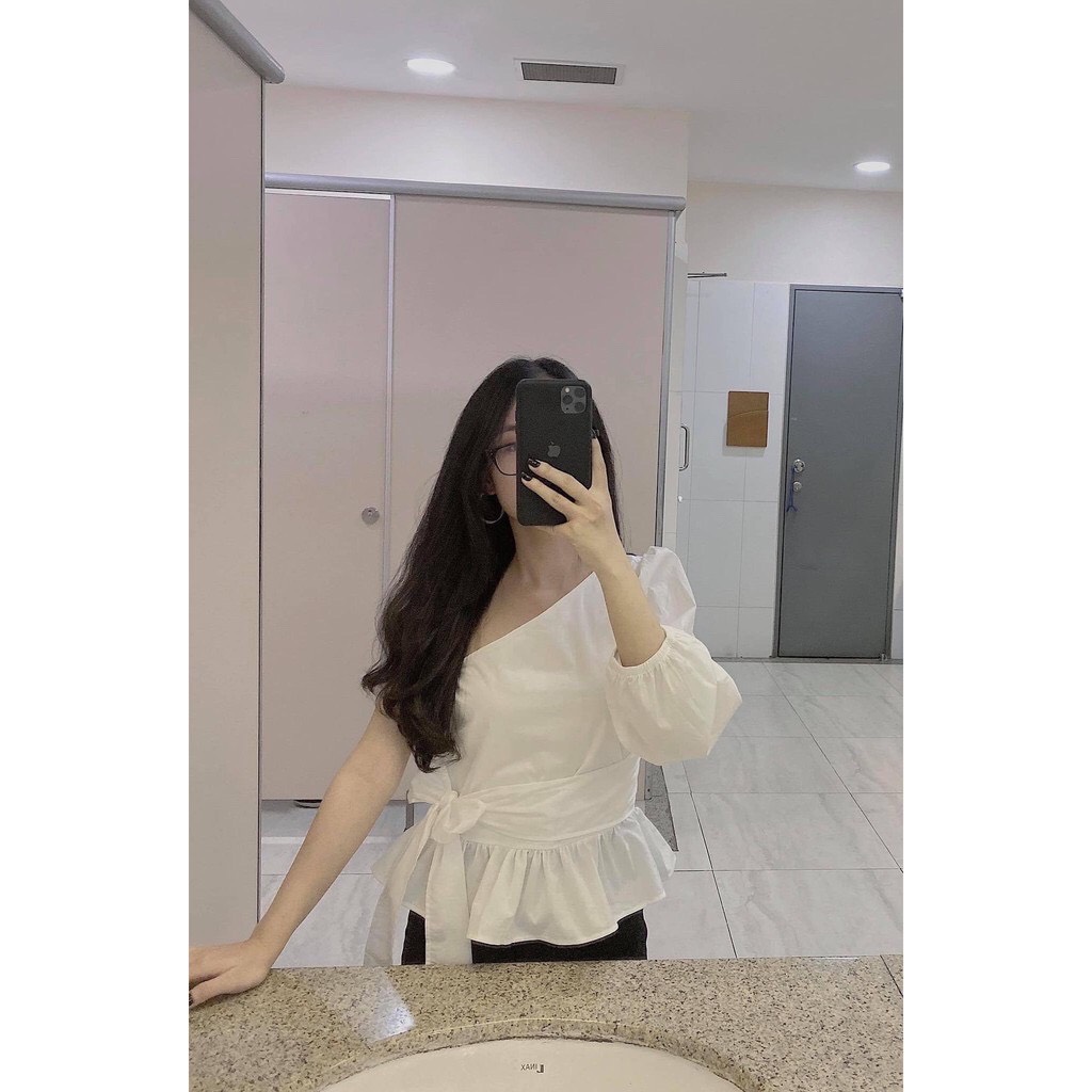 ÁO CHÉO VAI BUỘC NƠ EO CỰC SANG SNU