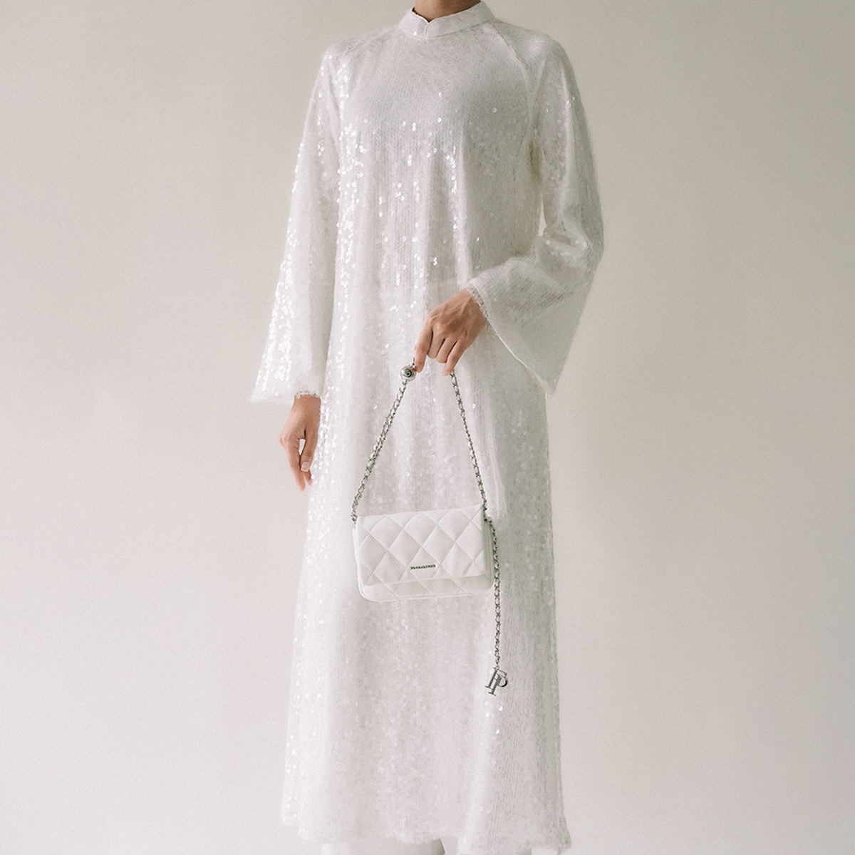 Túi xách Floralpunk Ivy Chain Bag - White