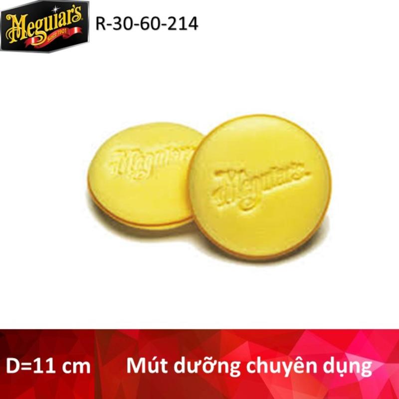 Meguiars Mút dưỡng chuyên dụng màu vàng, đường kính 11 cm