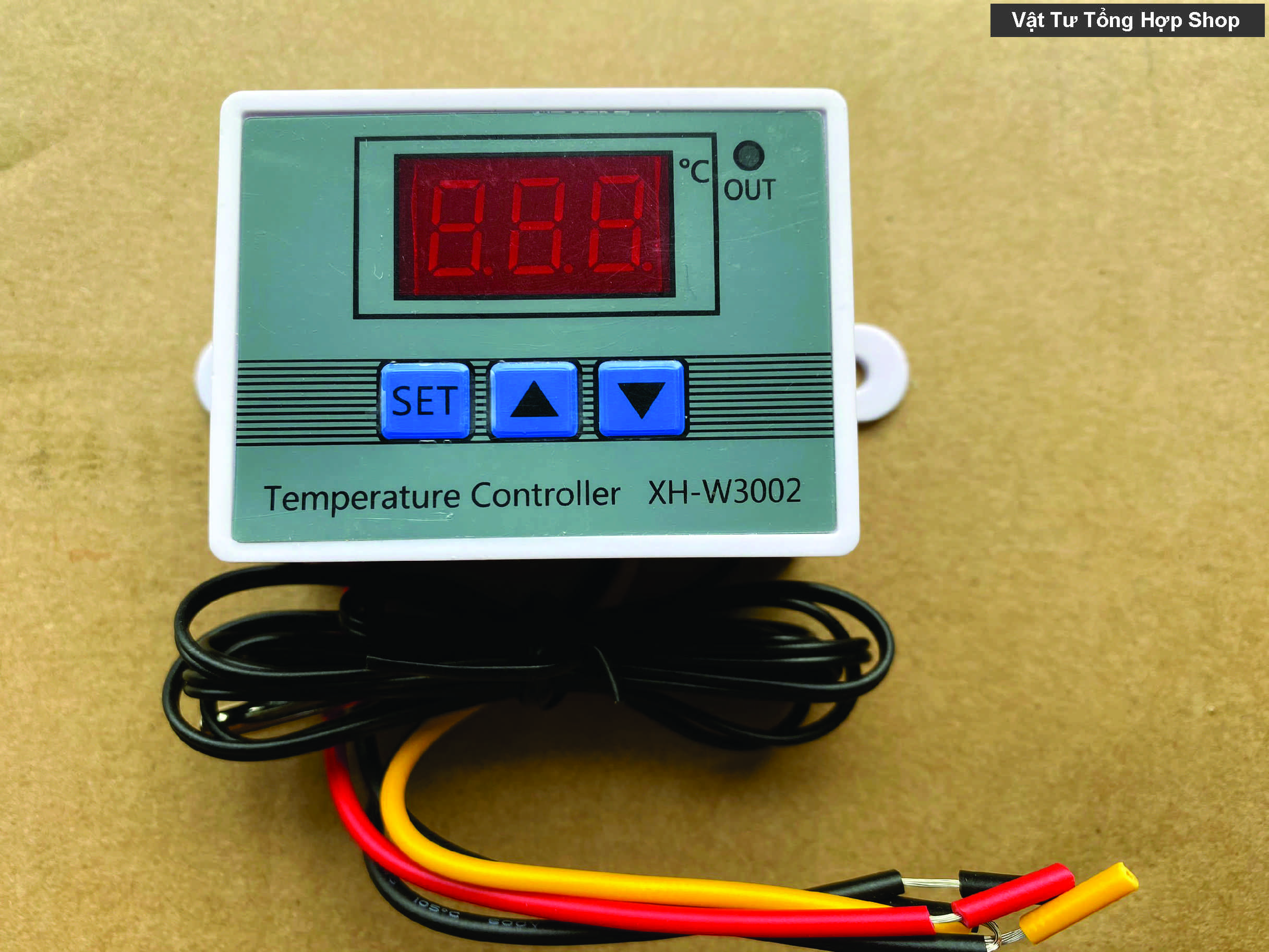 Bộ điều khiển nhiệt độ kỹ thuật số W3002 220V 10A dùng máy Nước nóng, điều khiển ấp trứng