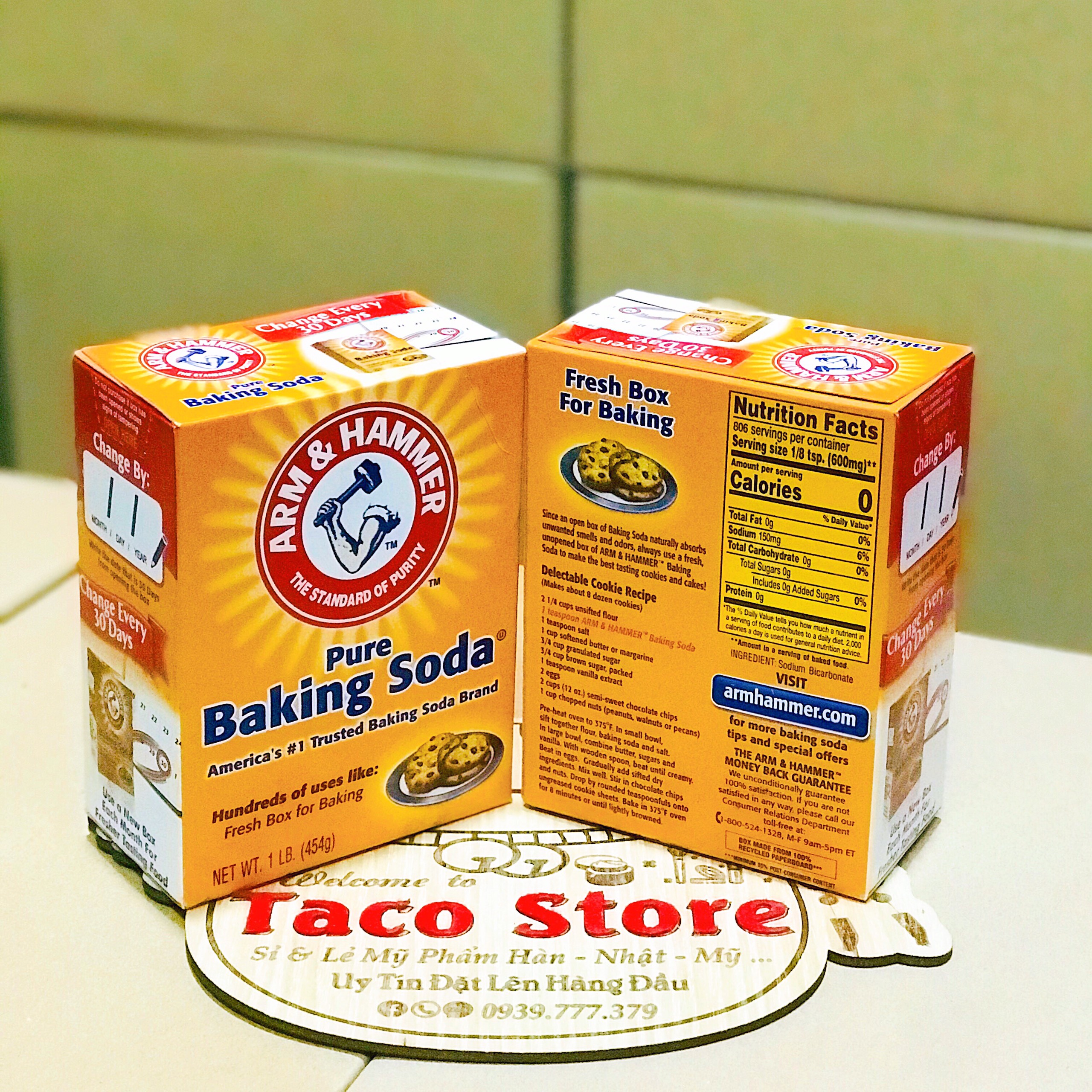 Bột Baking Soda Arm & Hammer (454g)