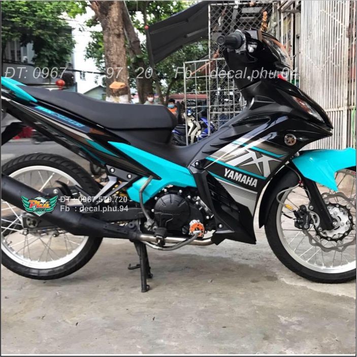 Tem rời Exciter 135 Mx Đen ,Phôi Xanh Ngọc (H)|Mẫu mã đa dạng|Chi tiết sắc nét|Nhận làm Tem rời theo Yêu Cầu