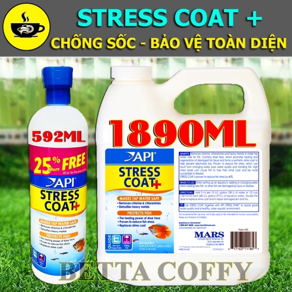 ✸♠☇ vn014 [CHÍNH HÃNG] Dung dịch Stress Coat 🧪 Chống Sốc Cho Cá