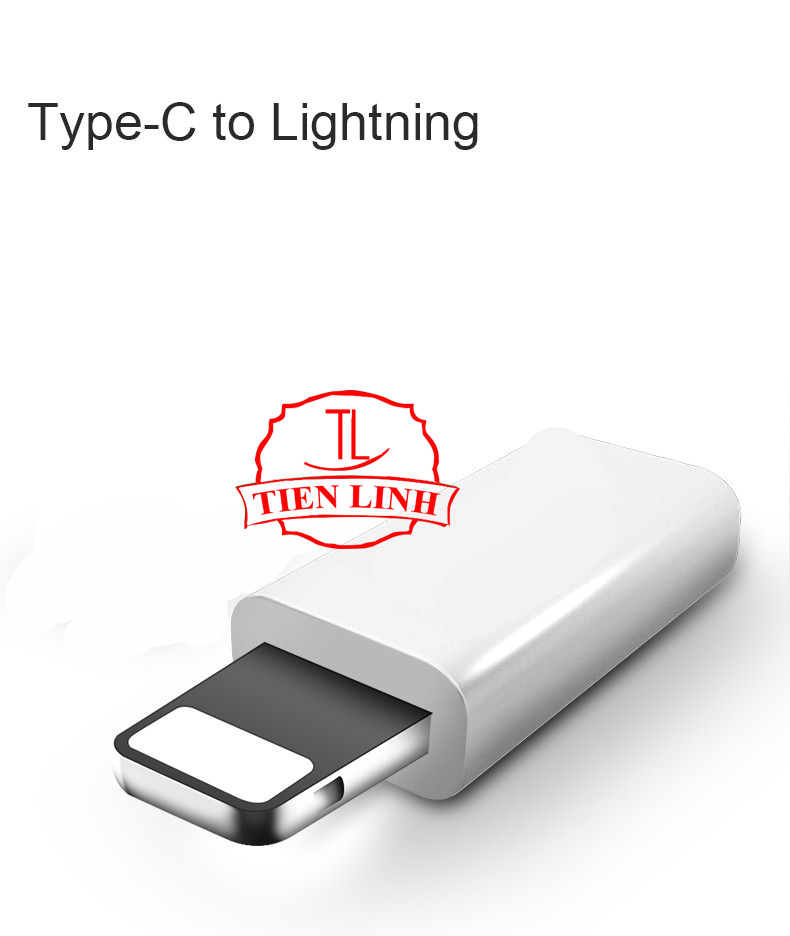 Đầu Chuyển Đổi Từ Type C sang Iphone (Lightning)