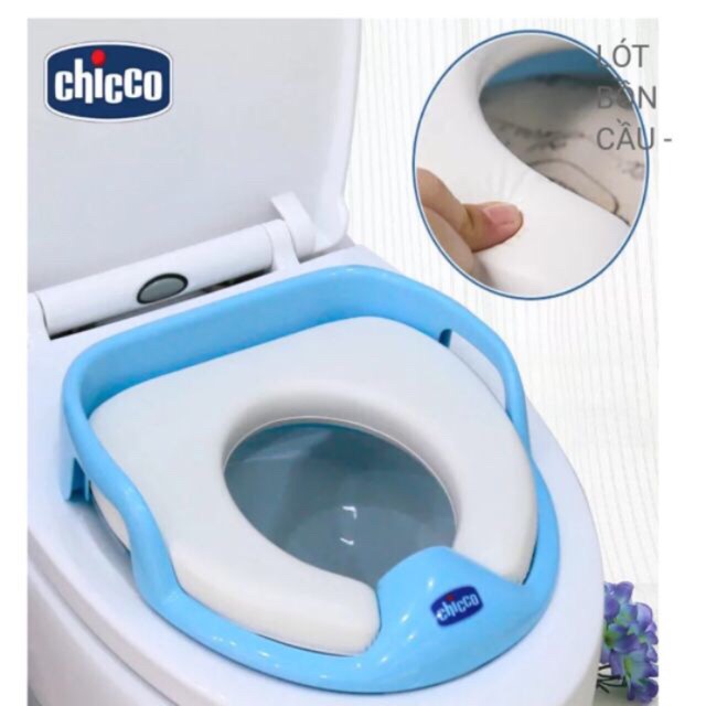 [HCM][HÀNG LOẠI ISALE GIÁ GỐC] Lót bồn cầu Chicco cho bé bệ ngồi toilet thu nhỏ bồn cầu bệ xí thu nhỏ