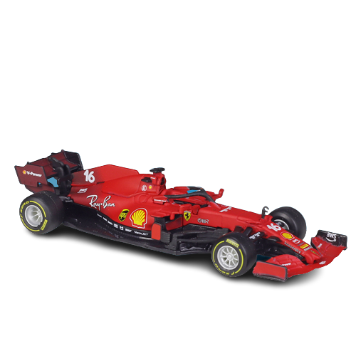 Mô hình xe đua f1 ferrari sf21 c.leclerc #16 1:43 bburago 8201