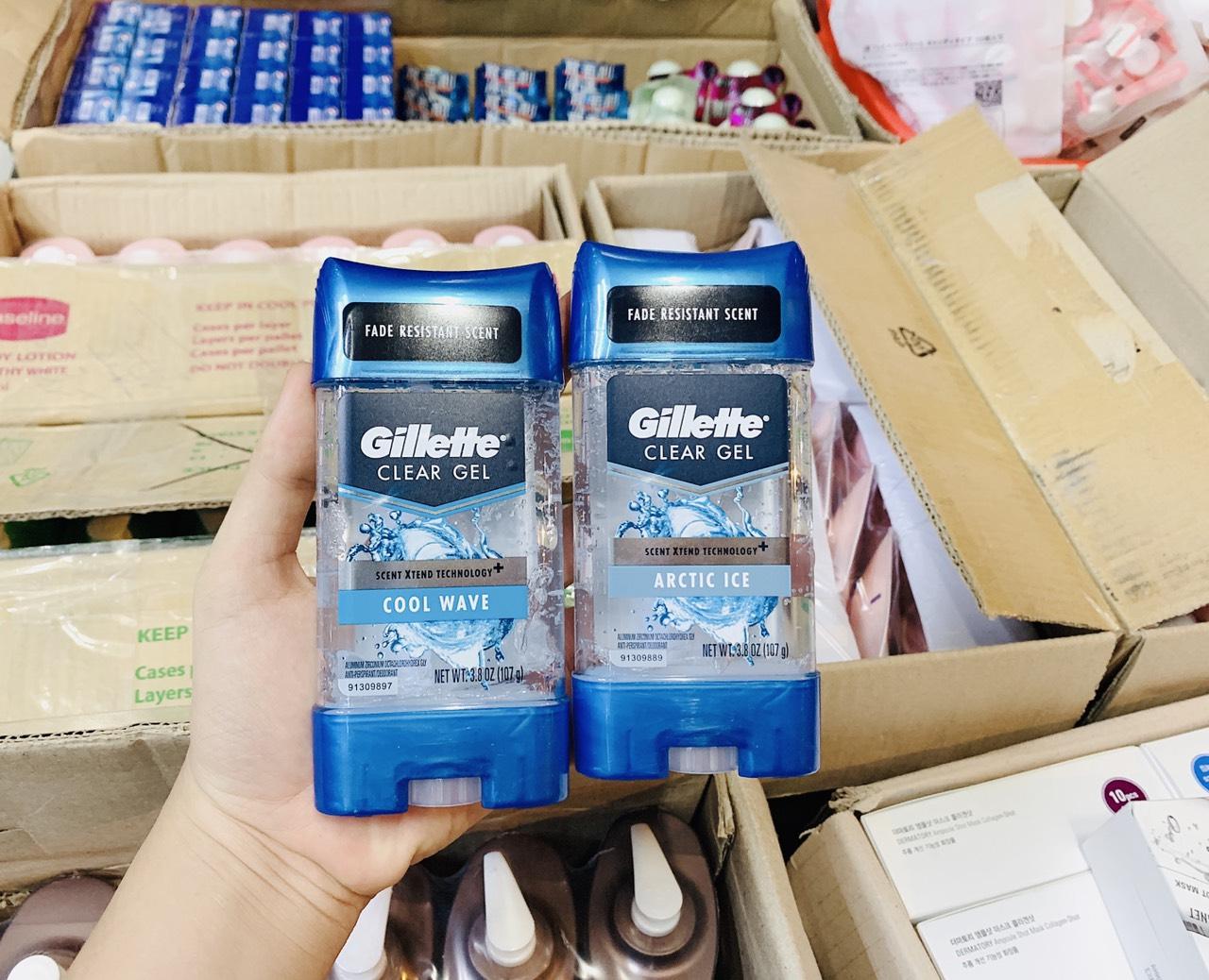 Lăn khử mùi nam Gillette Clear Gel 107g