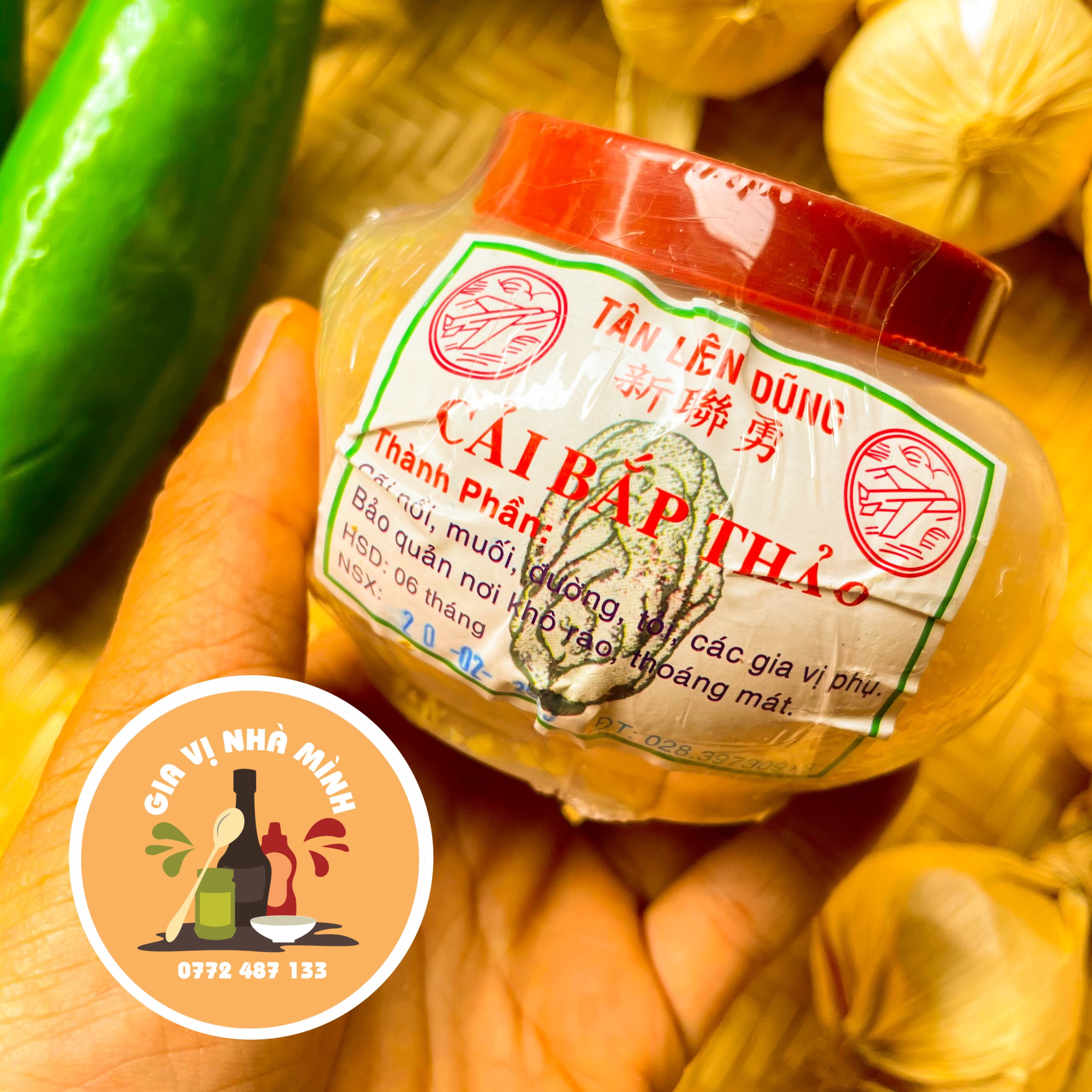 Cải bắp thảođóng hộp 120gr