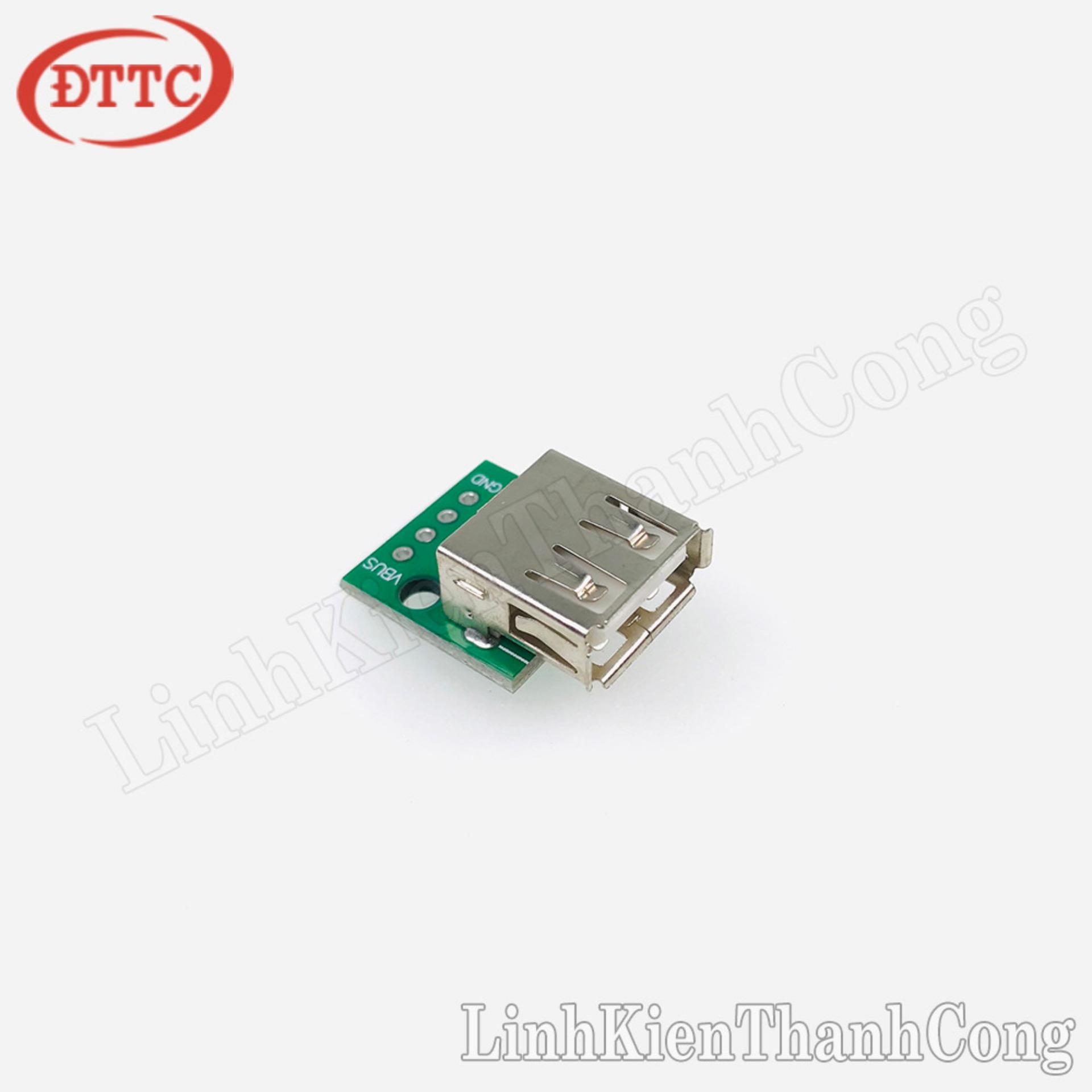 Module USB Chuyển Đổi USB 2.0 (Loại Cái) Sang DIP 4P 2.54