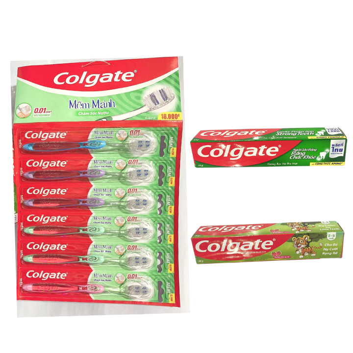 Bàn chải đánh răng Colgate lông mềm mảnh chăm sóc nướu