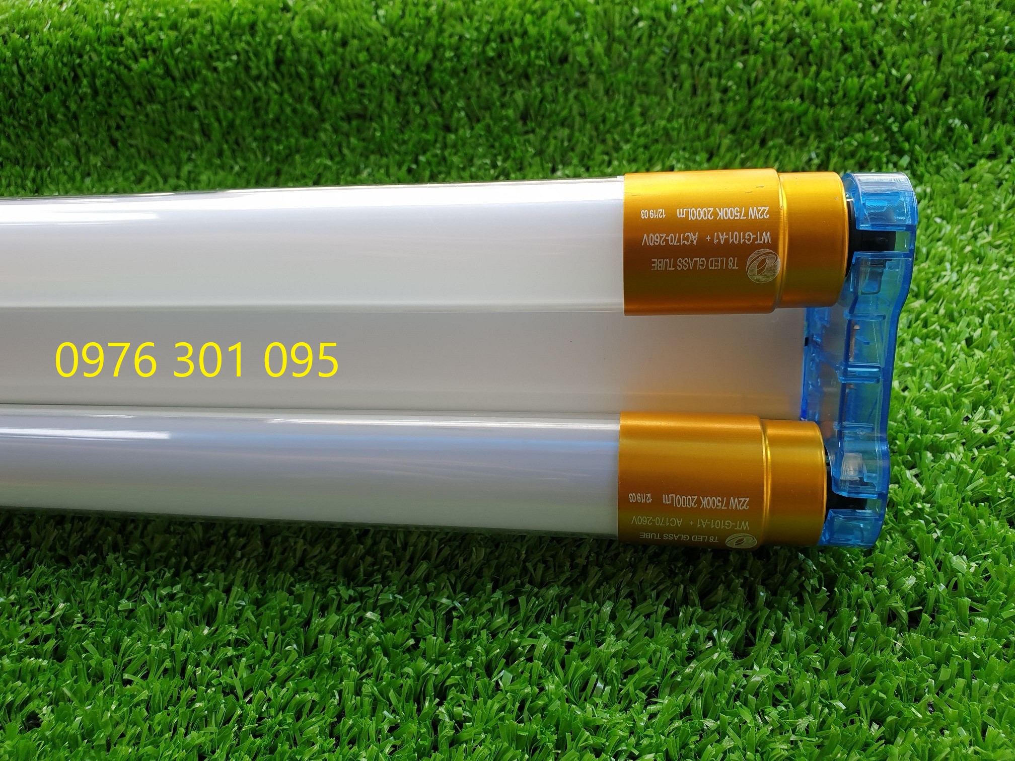 [COMBO 2] Bộ Đèn Led Đôi 1M2 - 44W Đầu Nhôm (2 Máng Đôi và 4 Bóng 22W)