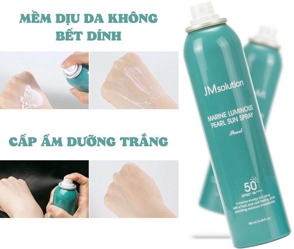 Chống nắng dạng xịt JM Solution SPF50+ PA++++ 180ml