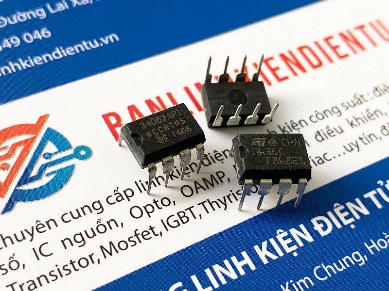 [Combo 3 chiếc] 34063API, MC34063, MC34063AP1, MC34063API IC nguồn DIP-8