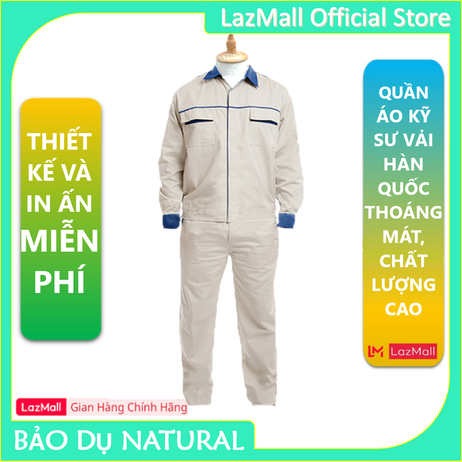 Quần Áo Bảo Hộ Lao Động Cao Cấp Kỹ Sư SM 01 Cao Cấp, Vải Kaki Hàn Quốc Pangrim Thoáng Mát Đường May Kỹ Chất Lượng Cao - Hàng Chính Hãng SAFEMALL OFFICIAL
