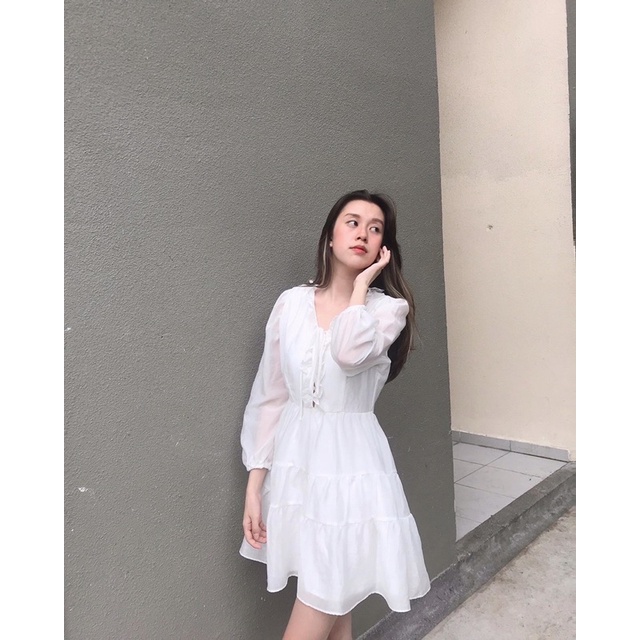 [3-5/8 Hoàn Tiền 25%]Đầm bèo 3 tầng xinh