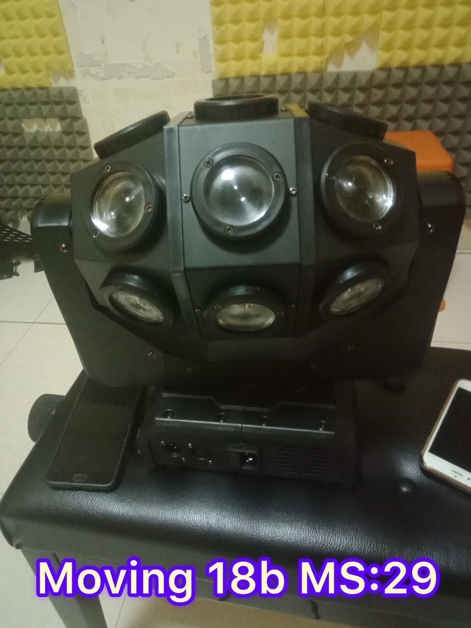 Moving Head Light 1 Head 18 LEDs with Laser