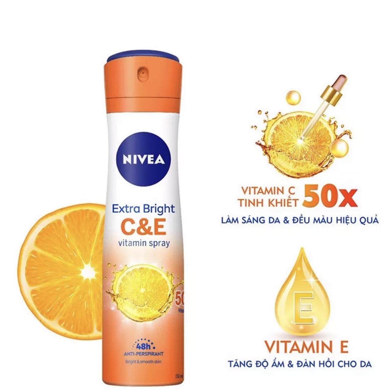 Xịt, Lăn Khử Mùi Nivea Dành Cho Nữ 150ml